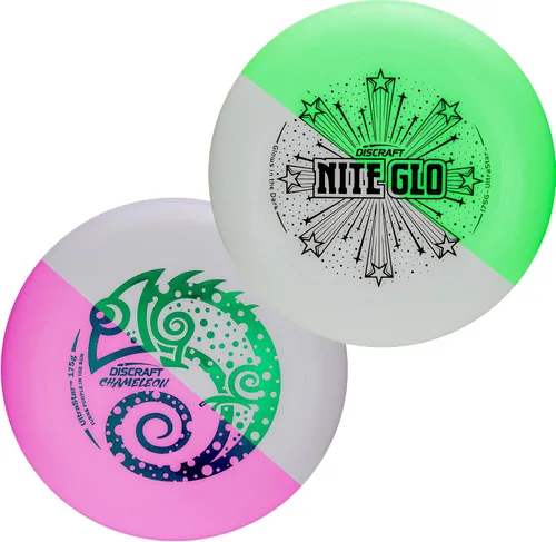 Miniatura 24 de Discraft Ultrastar Ultimate Discs 1 y 2 paquetes, tamaño estándar, para juegos competitivos e informales Verde (Bright Green)