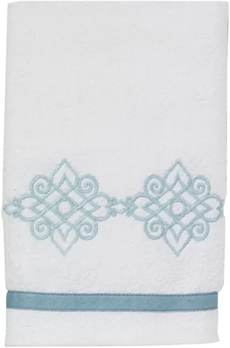 Miniatura 16 de Avanti Linens Medallón - Colección de puños trenzados suaves, toalla de mano, granito