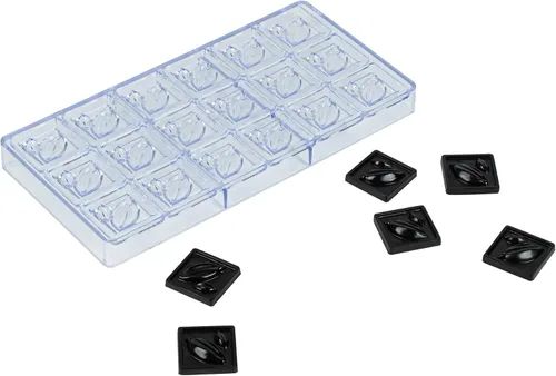 Miniatura 8 de Restaurantware Pastry Tek - Moldes de postre de 10.8 x 5.3 pulgadas, 10 moldes de cilindro rígido para chocolate, 24 cavidades, aptos