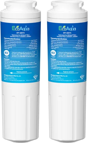 EcoAqua Filtro de repuesto, compatible con Maytag UKF8001, EDR4RXD1, Whirlpool 4396395, Puriclean II, Kenmore 46-9006, Everydrop Filter 4, filtro de