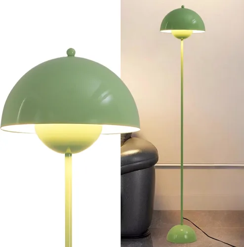 Miniatura 15 de COSYLUX Lámpara de pie moderna para sala de estar, lámpara de pie alta industrial para dormitorio, pantalla de metal que refleja la luz, lámpara