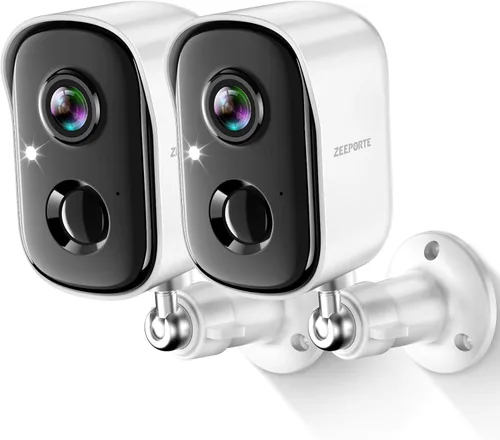 Miniatura 10 de Cámaras de seguridad inalámbricas para exteriores, cámaras 2K para seguridad en el hogar con visión nocturna a color, almacenamiento SD/nube, mayor