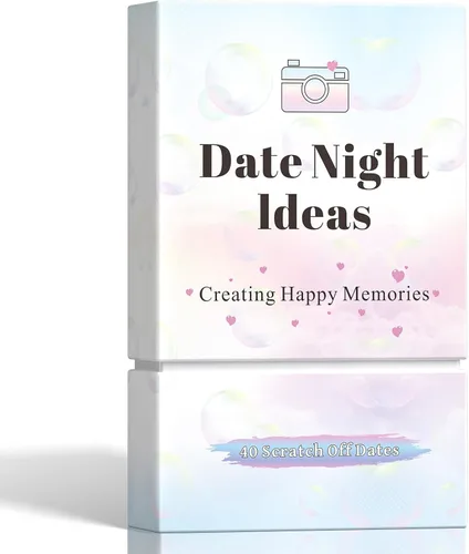 40 ideas de regalo para noche de cita para pareja, tarjetas de rascar aventureras para juegos en pareja, regalos del día de San Valentín para él,