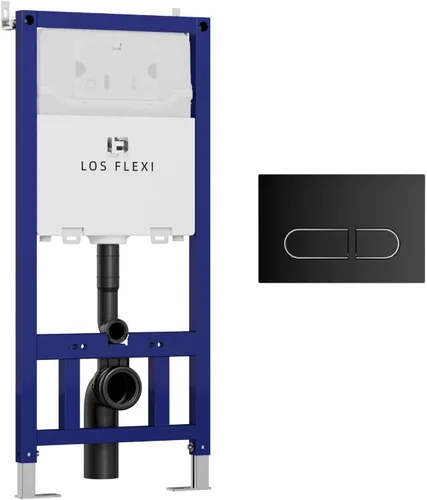 Miniatura 8 de Sistema de inodoro colgado en la pared con comodidad y alargamiento, Los Flexi, inodoro montado en la pared con taza ajustable flotante, tanque