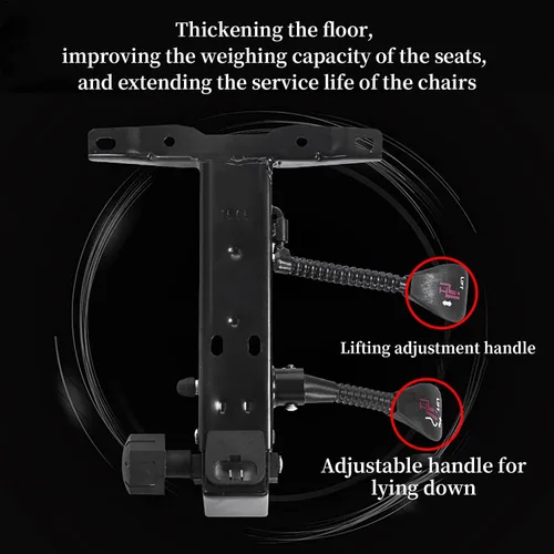 Miniatura 6 de KEUVEN Silla para videojuegos, silla de computadora con reposapiés y soporte lumbar, silla de juego ajustable en altura con asiento giratorio