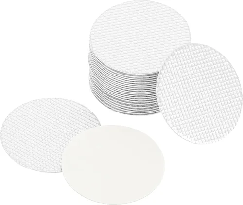 Miniatura 16 de PATIKIL Revestimiento de tapa de papel de aluminio de 3.32 pulgadas, 150 piezas resistentes a la inducción de manipulaciones selladoras térmicas
