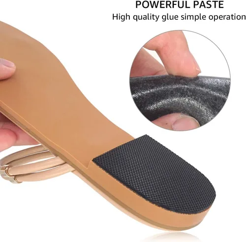 Miniatura 6 de 8 almohadillas antideslizantes de silicona de alta calidad para zapatos, tacones altos y botas de amortiguación, protectores de suela autoadhesivos