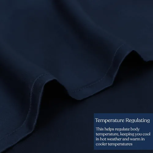 Miniatura 6 de Sábana 100 % Tencel de eucalipto Lyocell Tencel, individual 1 sábana encimera, naturalmente refrescante, súper suave, sedosa, absorbe la humedad