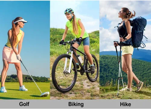 Miniatura 6 de Mcool Mary Guantes de encaje para mujer para actividades al aire libre, 4 pares, protección solar, algodón transpirable resistente a los rayos UV