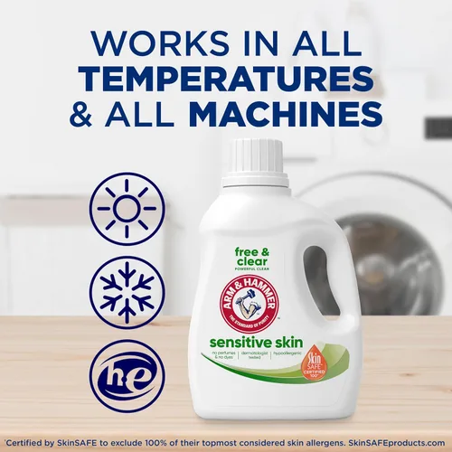 Miniatura 8 de ARM & HAMMER Detergente para ropa, detergente líquido Clean Burst, botella de 229.5 onzas líquidas