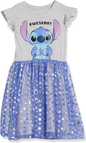 Miniatura 4 de Disney Stitch Ruffle Sleeve Tulle Dress-Girls Sizes 4-16