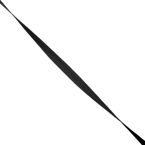 Miniatura 3 de Banda elástica plana de 50 yardas de longitud de 1/2 pulgada de ancho para costura, cordón elástico para proyectos de bricolaje, artes y Negro