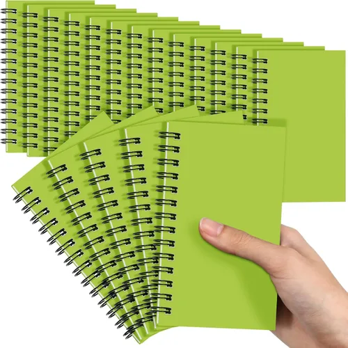 Miniatura 25 de Jutom 18 piezas de pequeños cuadernos en espiral, blocs de notas 3x5 a granel, pequeños cuadernos de bolsillo, mini blocs de notas con páginas