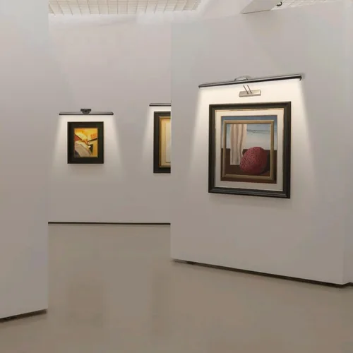 Miniatura 6 de MQOUO Luces de imagen inalámbricas de 24.4 pulgadas, luz de exhibición de arte con batería recargable con control remoto, regulable/temporizador