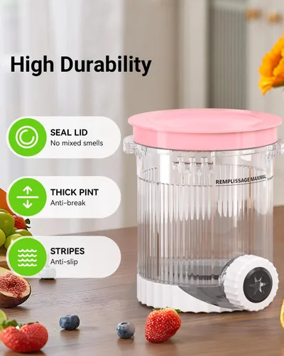 Miniatura 6 de 4 Pack para Pintas y Tapas Ninja Creami Compatible con Serie Ninja NC700, NC701, NC701C, Envases Creami para Máquinas de Helado con Espiral