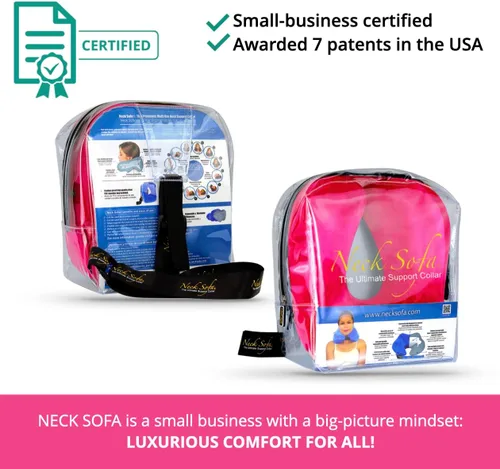Miniatura 9 de Neck Sofa Almohada de belleza, almohada de spa de masaje, regalo de relajación para mujer, rosa