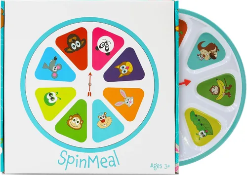 Miniatura 6 de Plato de nutrición saludable para comedores quisquillosos - Gira la flecha - Las comidas son divertidas otra vez