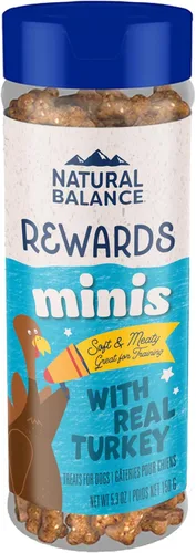 Miniatura 9 de Natural Balance Mini-Rewards de Ingredientes Limitados con Pollo Sin Granos, Golosinas de Entrenamiento para Perros Envase de 5.3 oz