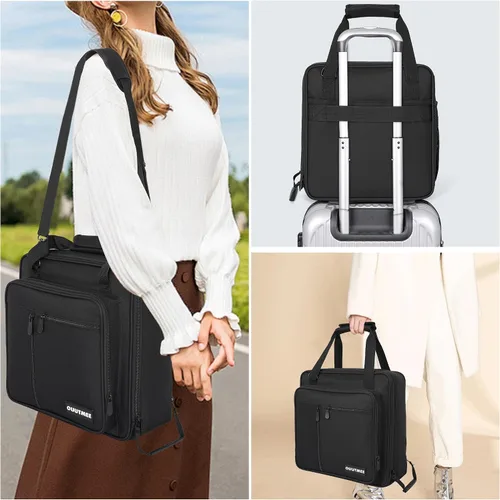 Miniatura 3 de Bolsa de transporte OUUTMEE para cafetera compatible con Keurig K-Mini o K-Mini Plus, bolsa de almacenamiento portátil para cafetera de una sola