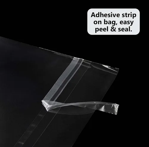 Miniatura 4 de Paquete de 50 fundas de almacenamiento transparentes cristalinas sin ácidos para impresiones artísticas/imágenes/fotos/paspartús de 12x12 pulgadas