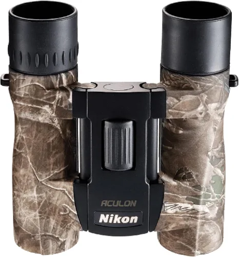 Miniatura 5 de Nikon ACULON A30 10x25 Compact Binoculars - Lightweight Dual-Hinge Design, Multilayer-Coated Lenses, Smooth Central Focus, Ergonomic Grip for
