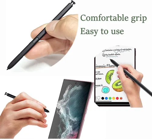 Miniatura 3 de S23 Ultra S Pen para Samsung Galaxy S23 Ultra 5G Stylus Pen S23 Ultra S Pen reemplazo sin función Bluetooth (negro fantasma)