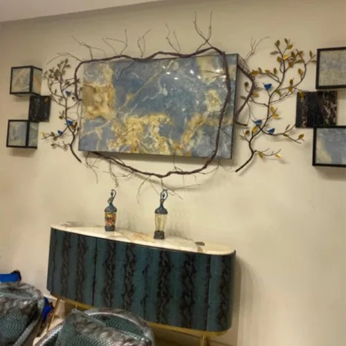 Miniatura 5 de 118 pulgadas/118.1 in pequeño colgante de pared artificial de cerezo ramas de árbol de cerezo falso, enredaderas de caña falsas, plantas