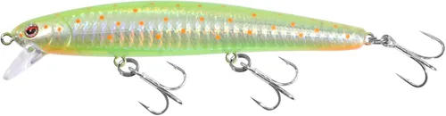 Miniatura 20 de LITTMA Señuelos de pesca de surf de California Señuelos de pesca de agua salada Jerkbait Crankbait Surf Minnow 110 - Sardina metálica Super Glow