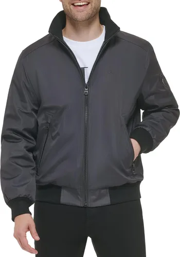 Miniatura 14 de Calvin Klein Abrigos de invierno para hombre - Chaqueta softshell con capucha forrada de sherpa