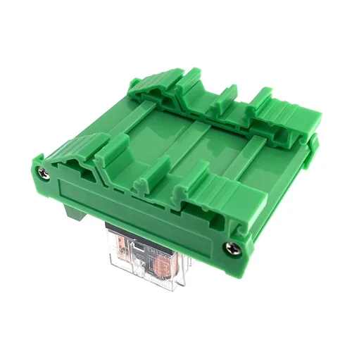 Miniatura 7 de Módulo de interfaz de relé de montaje en carril de 4 canales AC/DC 24V Relé de potencia enchufable PNP NPN SPDT 16A, G2R-1-E