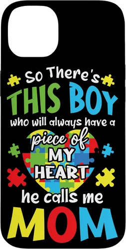 Miniatura 14 de Funda para iPhone 11 Boy Calls Me Mom Heart Colorido Puzzle Autismo