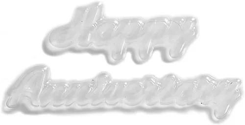 Miniatura 2 de Cacao Happy Anniversary (Palabras) Molde de chocolate 3 cavidades