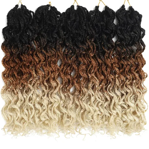 Miniatura 7 de Trenzas de caja Goddess de 150 hebras, cabello rizado de 8 pulgadas, trenzas de ganchillo pretrenzadas, trenzas de ganchillo pretrenzadas, trenzas