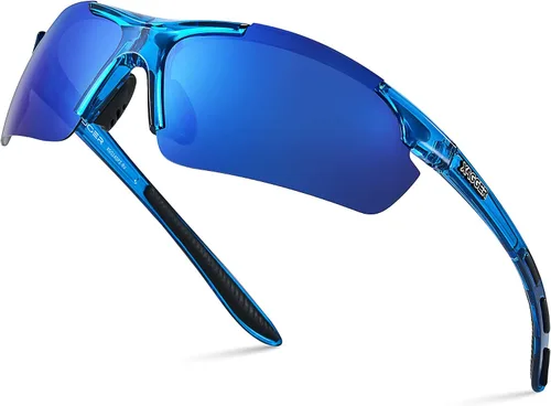 Miniatura 18 de Lentes de sol polarizados deportivos para hombres y mujeres, con diseño envolvente, UV400, para correr, béisbol, sóftbol, ciclismo, conducción