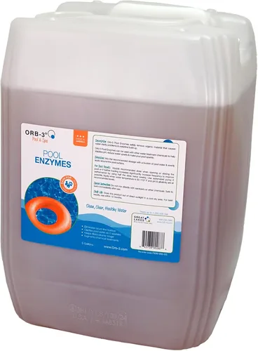 Miniatura 12 de Orb-3 F839-000-1G Jarra de enzimas para piscina, 1 galón