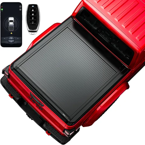 Miniatura 19 de ONINE Cubierta rígida retráctil Pull-Lock-Go para Ford Maverick 2022-2025 con caja de 4.6 pies (54.4 pulgadas), aluminio negro mate, compatible
