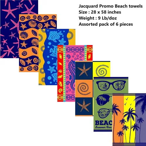 Miniatura 8 de Toallas de Playa de Algodón - Toalla de Piscina Hammam Classic de 30 x 60 Pulgadas, Toallas de Playa Suaves de Gran Tamaño para Adultos - Toallas