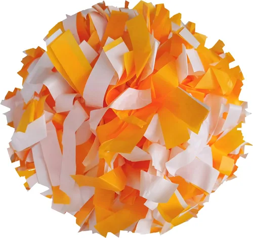 Miniatura 8 de Danzcue Paquete de 2 pompones de plástico de 6 pulgadas con mango de bastón