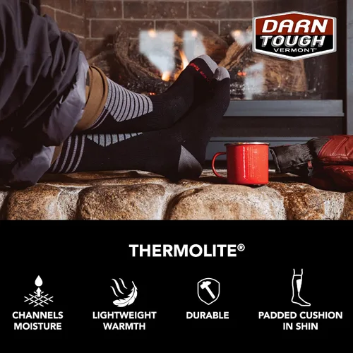 Miniatura 5 de Darn Tough - Insignia de cerveza OTC de peso medio con cojín para hombre (estilo 8045)