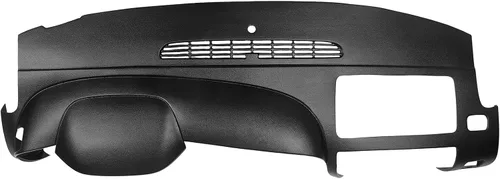 Miniatura 8 de Kojem Cubierta de tablero compatible con Chevy Silverado LS LT WT GMC Sierra SL SLE WT 2007-2013 con doble guantera, color negro