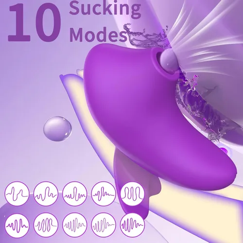 Miniatura 2 de Vibrador de Succión Juguetes Sexuales para Adultos, Vibradores Clitorales Juguete Sexual con 10 Modos de Succión, Juguetes para Adultos Succionador