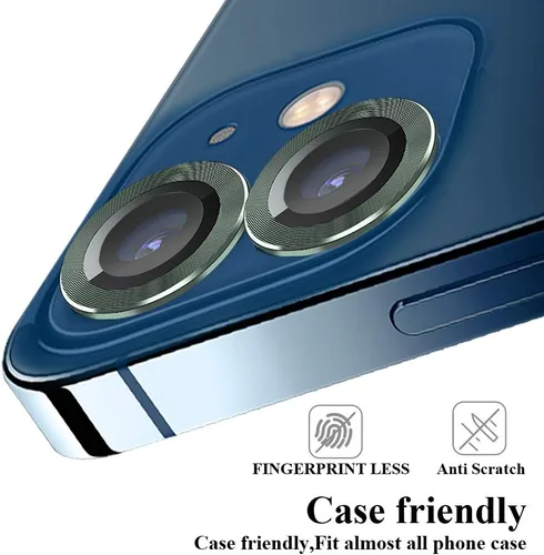 Miniatura 8 de Compatible con iPhone 12 mini (5.4 pulgadas)/iPhone 12 (6.1 pulgadas), accesorios para protector de lente de cámara, alta definición, antiarañazos
