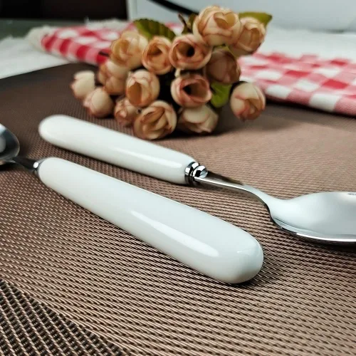 Miniatura 7 de MEIYAHOME 3 cucharas de cena fina de acero inoxidable 18/10 con borde redondo, cuchara de postre SUS304, 3