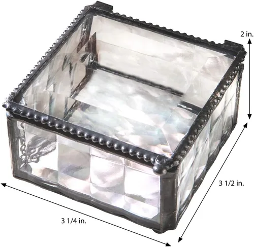 Miniatura 4 de Joyero personalizado decorativo para tocador, organizador de almacenamiento, regalo de recuerdo para amiga, hija, hermana, niña, mujer, decoración