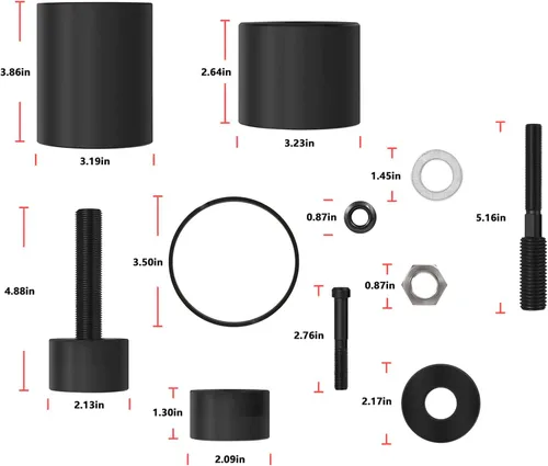 Miniatura 5 de Kit instalador de engranajes de cigüeñal y sello de aceite delantero para reemplazar JDG954B, apto para motores John Deere 1039, 4045, 6059 y 6068