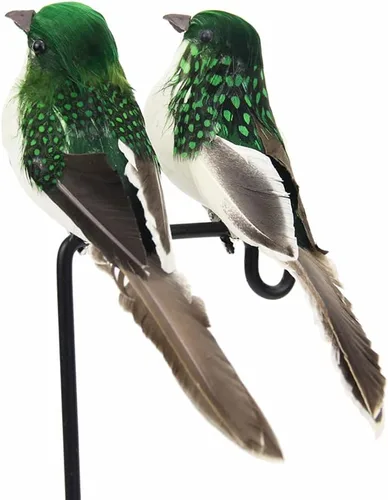 Miniatura 5 de Pájaro de espuma artificial, mini plumas de simulación, adornos para manualidades, hogar, jardín, decoración de boda, accesorios de fiesta