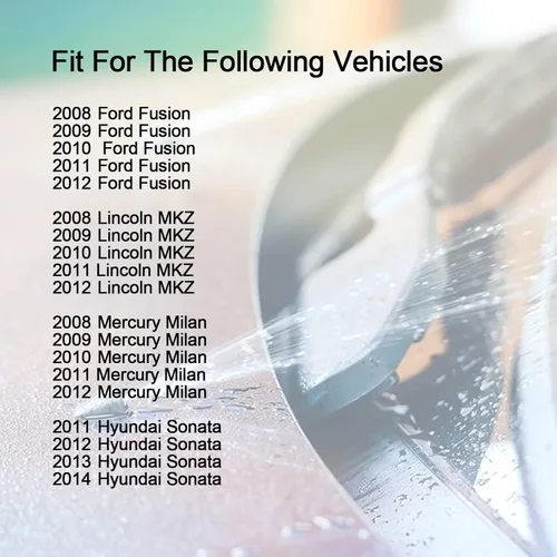 Miniatura 3 de Kit de boquillas de limpiaparabrisas delantero para Ford Fusion Lincoln MKZ Mercury Milan 2008-2012, 2011-2014 Hyundai Sonata Boquilla