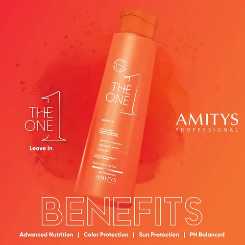 Miniatura 3 de Amitys The One Leave-In 16.9 fl oz, aceite de buriti, proteína de quinua, vinagre balsámico. reparación de daños, fortalecimiento capilar