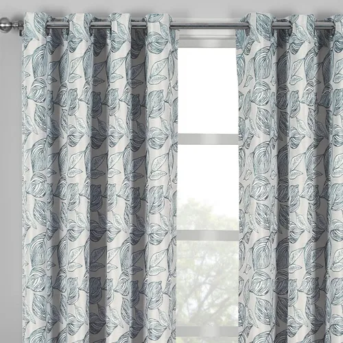 Miniatura 2 de Royal Hotel Bedding Catalina - Panel de cortina jacquard con ojales superiores, juego de 2 paneles, 108 x 63 pulgadas, par