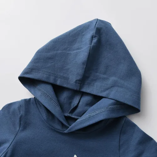 Miniatura 3 de Conjunto de 2 piezas de ropa para bebés recién nacidos, sudadera con capucha y pantalones largos de camuflaje, 2 piezas para otoño e invierno